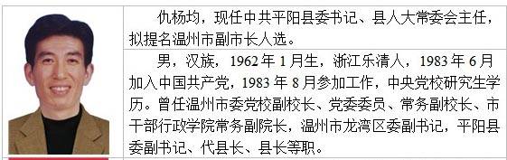 浙江拟提拔任用陈广胜等10名干部 发布任前公示 (8)