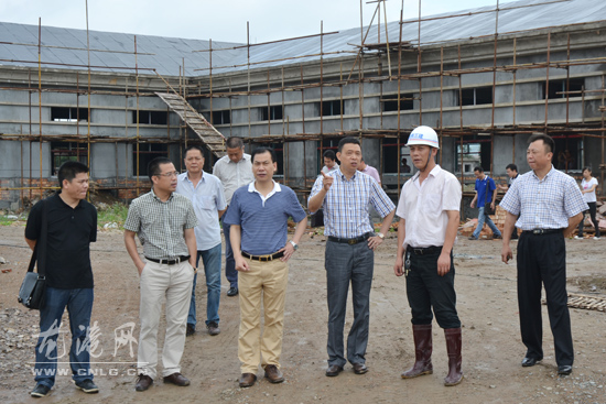 市环保领导到污水处理厂调研