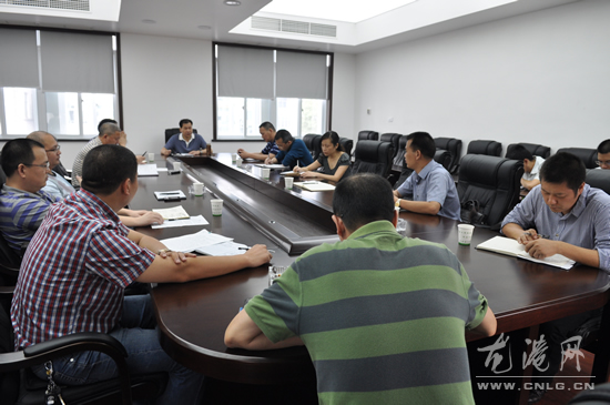 龙港镇召开220白沙输变电协调会