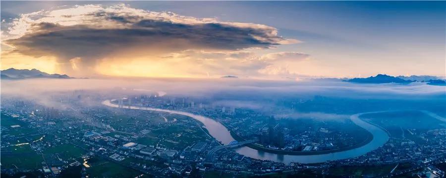龙港市全景图