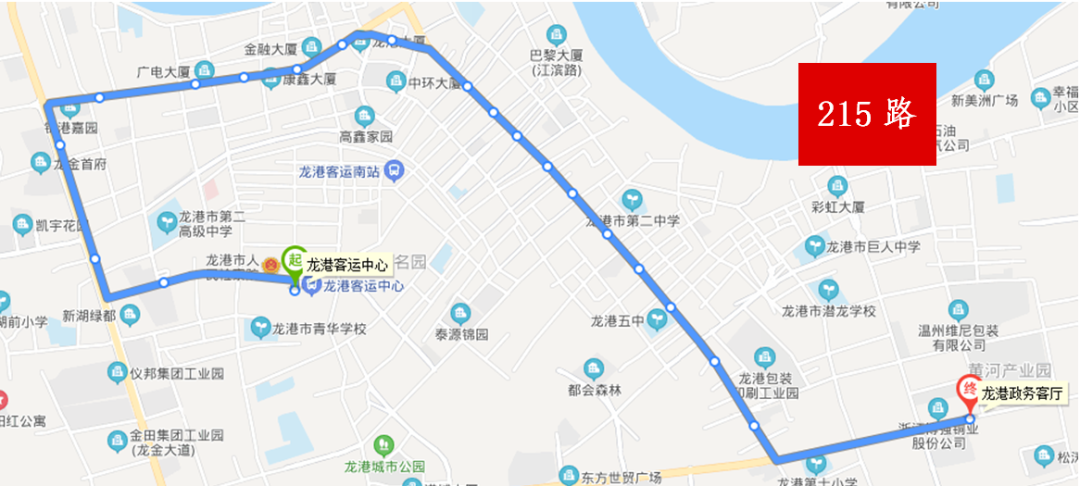 龙港市政务客厅公交路线