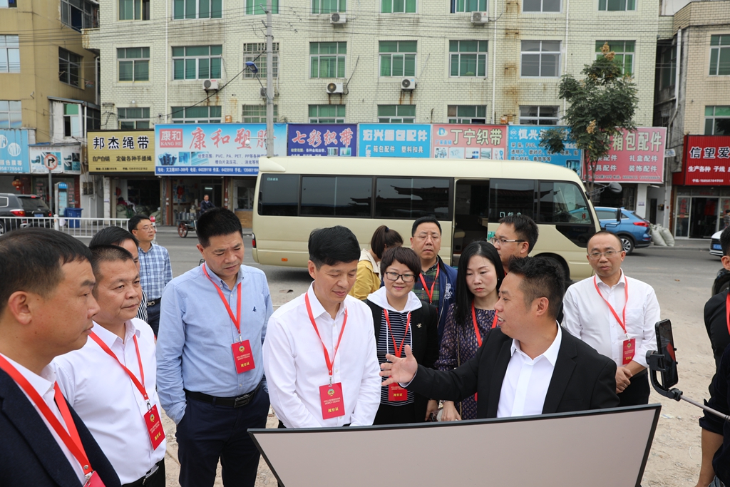 龙港市政协副主席陈世猛率队对城市建设类重点项目开展视察活动