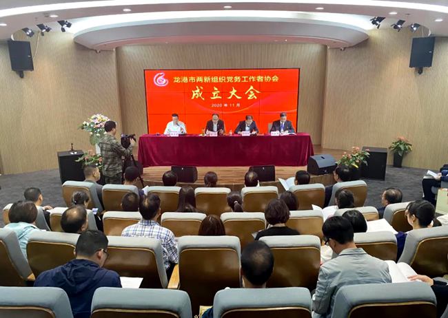 龙港市两新组织党务工作者协会成立
