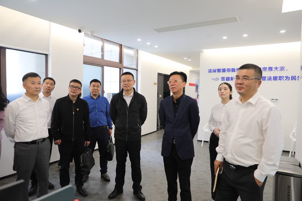 鹿城区政协来龙港开展考察交流工作
