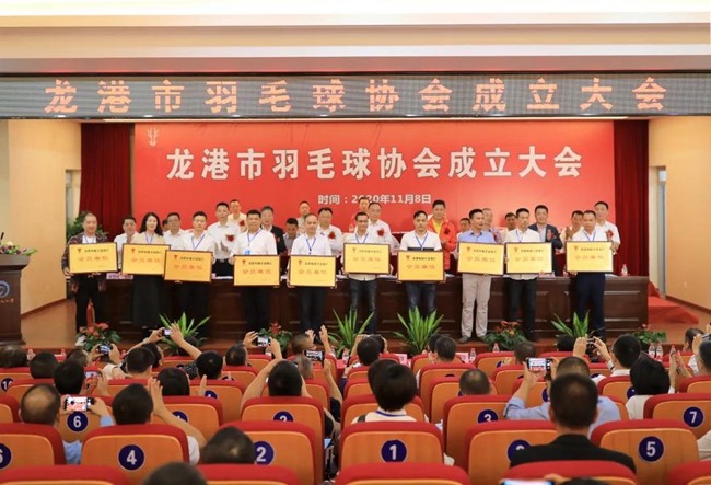 龙港市羽毛球协会成立