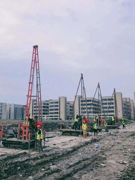 龙港新城印刷机械设备产业园项目施工现场