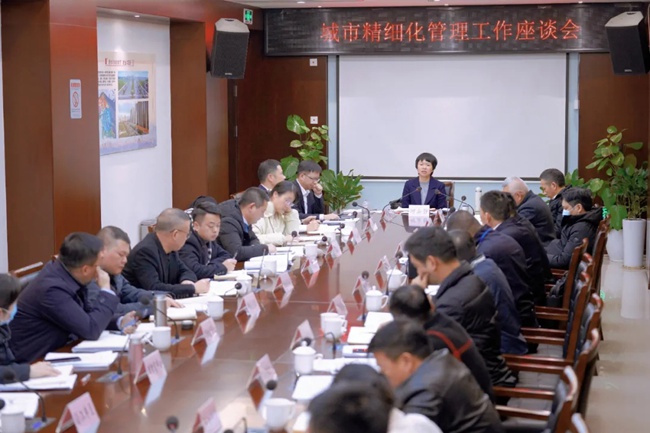 龙港市召开城市精细化管理座谈会