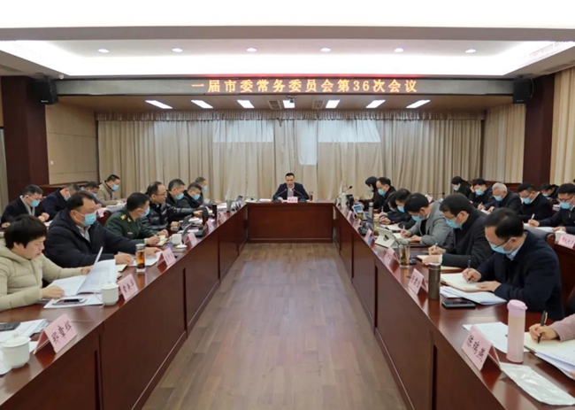 市委常委会会议传达学习陈伟俊来龙港调研讲话精神