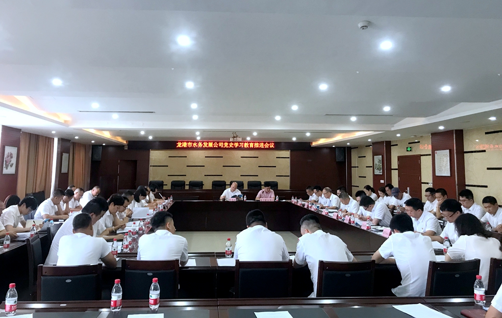 深入学习贯彻习近平总书记“七一”重要讲话精神 龙港市水务发展公司党总支组织专题学习会