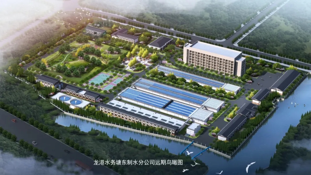 龙港塘东水厂三期扩建项目主体结构工程基本完工