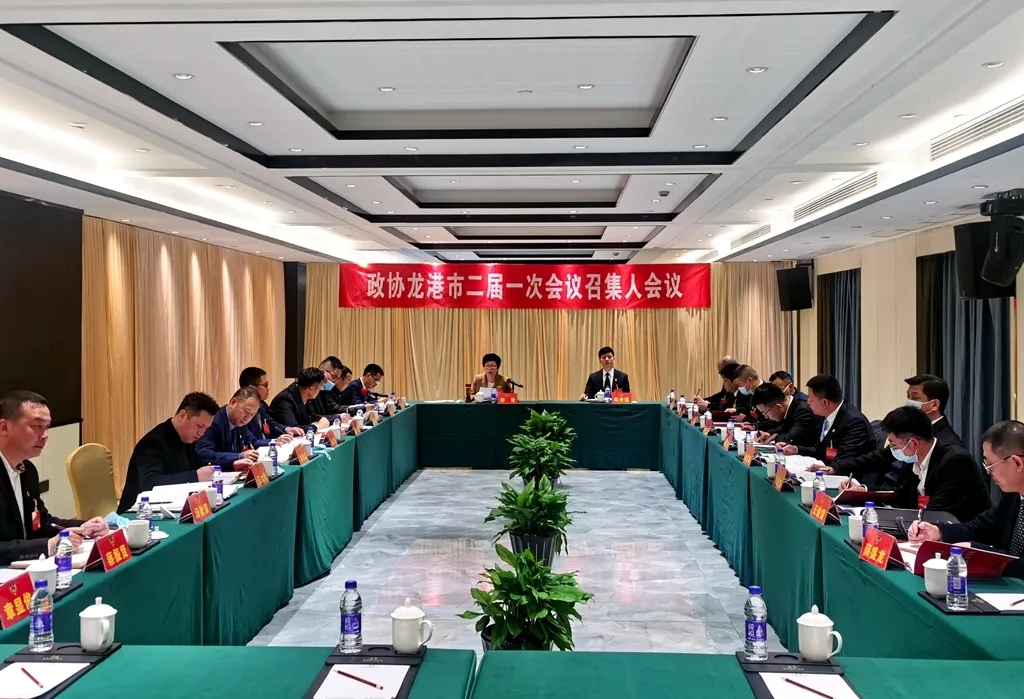 龙港市政协二届一次会议召开各组召集人会议