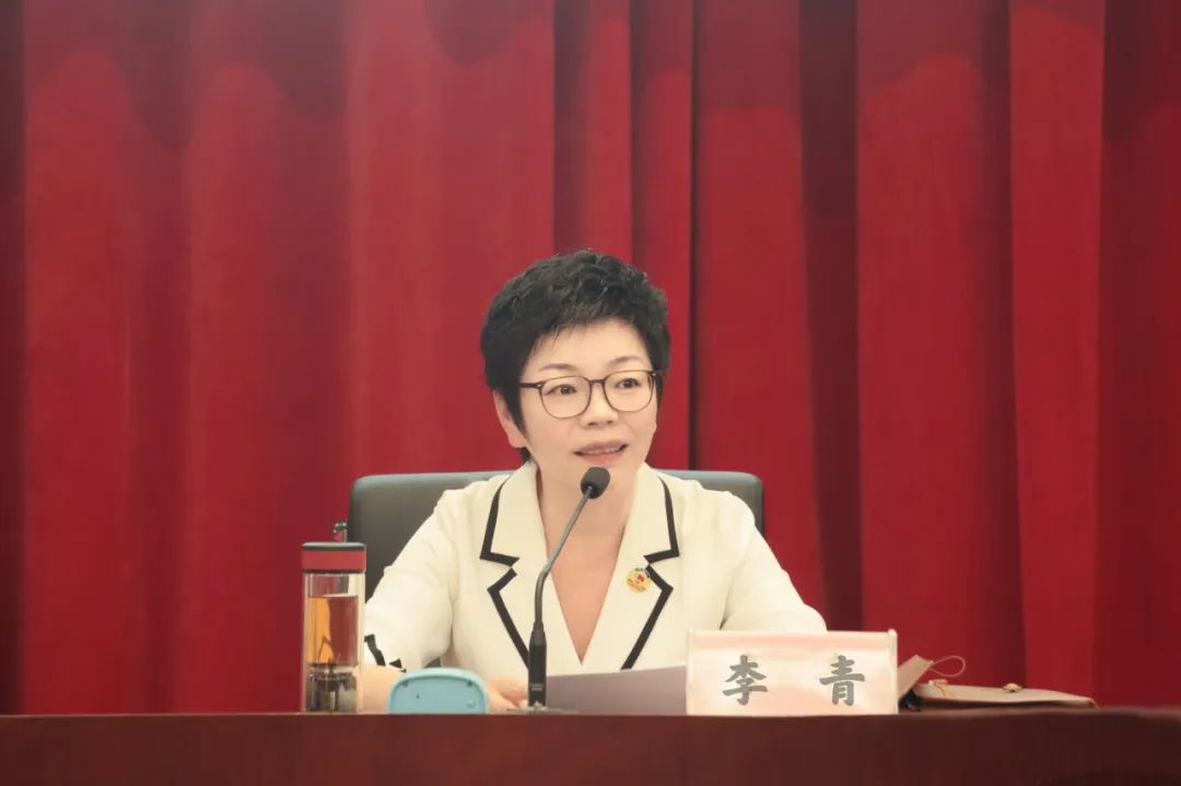 李青在讲话中指出