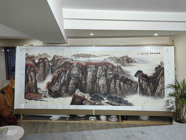 缩小版的《幽燕金秋图》 缩小版的《幽燕金秋图》