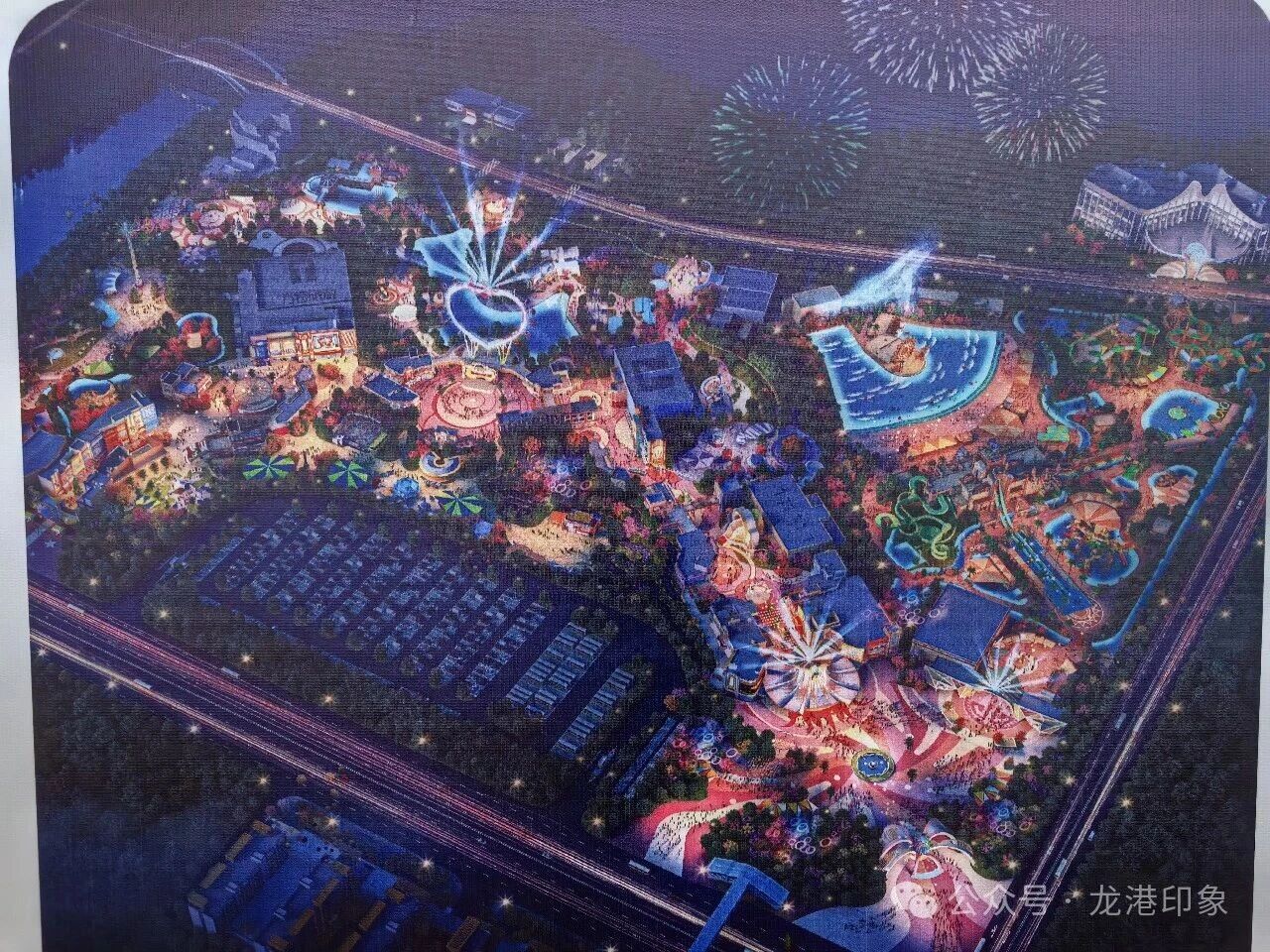 龙港方特乐意示意图和拟布局