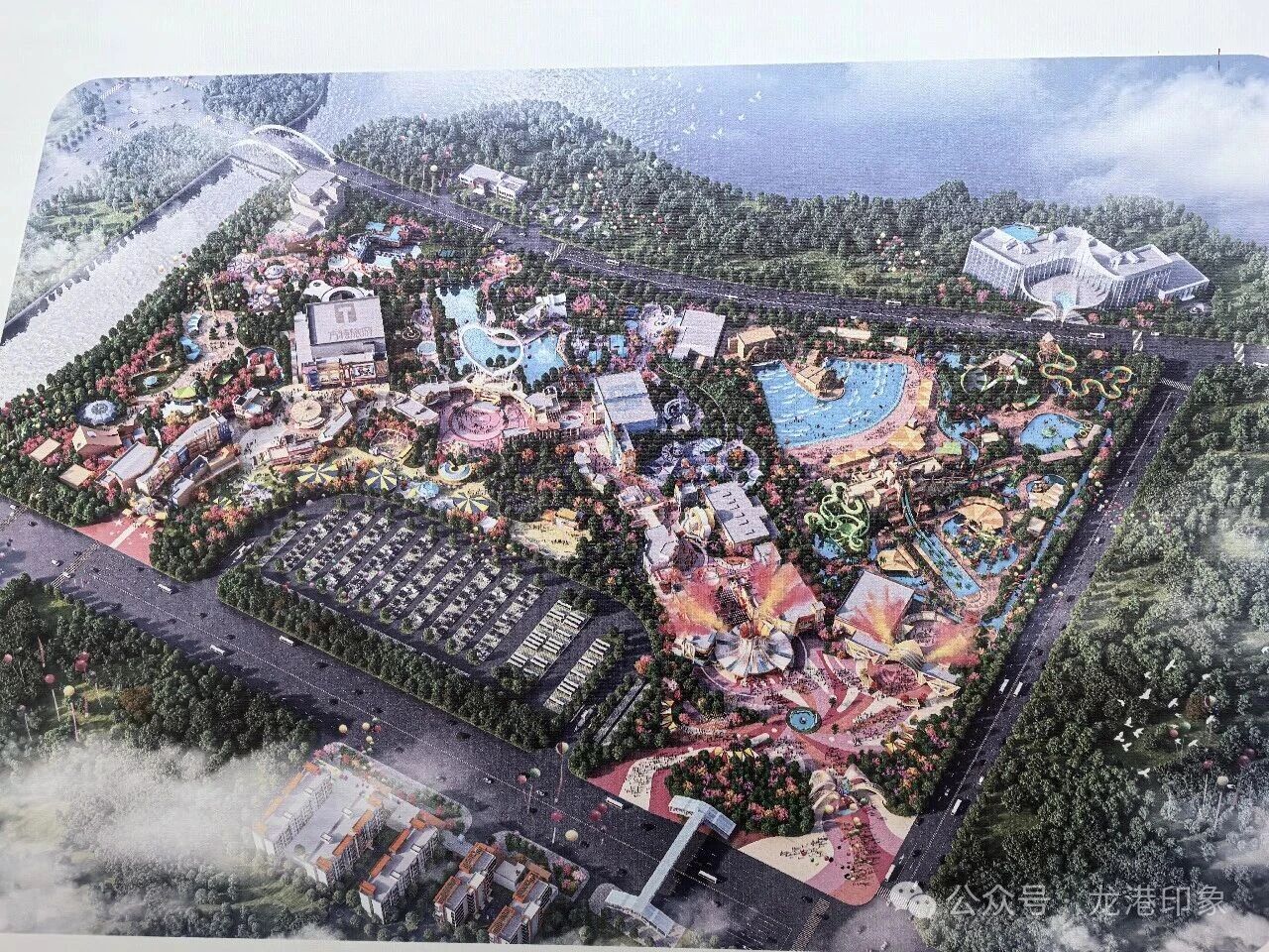 龙港方特乐意示意图和拟布局