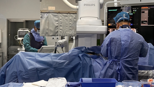 龙港中医院首例前臂动静脉瘘造影及球囊扩张术