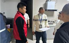 龙港市新城联合党委开展出租房消防安全专项检查