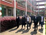 龙港市领导督查疫情防控及学校复学工作