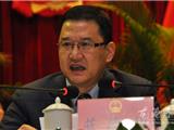 县人大副主任蓝德超作讲话