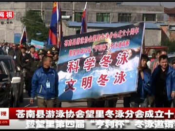 苍南县游泳协会望里冬泳分会成立十周年暨望里第四届“亨利杯”冬泳邀请赛