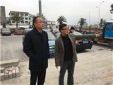 陈为来指导春节临时停车场建设工作