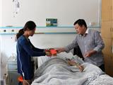 灾后慰问救助重伤人员 龙港镇慈善总会在行动