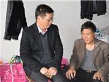 舥艚社区慰问走访退伍军人、特困户