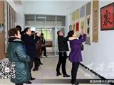 龙港镇书画家徐诗容开个人书画展受好评