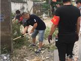 沿江社区发动全民参与清扫垃圾 还辖区整洁面貌