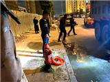 龙港水务开展查处消防栓偷盗水专项行动