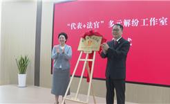 龙港：“代表+法官”多元解纷工作室成立 让解纷跑出“加速度”