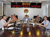 王忠秀视察龙港民防应急指挥中心