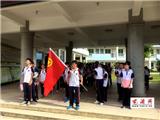 龙港五中：团员青年助力“五水共治”行动