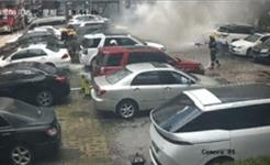 砰！温州一新能源汽车突然爆响，滚滚浓烟完全吞噬！