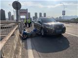瓯南大桥上车祸！有人3根肋骨骨折！