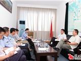 张洪国来我镇调研维稳工作