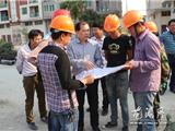 王忠秀督查农村生活污水治理工程进展情况