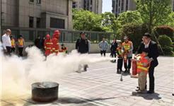 龙港市新城联合党委开展消防演练进小区活动