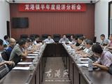 龙港镇召开2012年半年度经济分析会