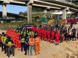 森林防火进行时！龙港市森林消防实训强业务 十支队伍联合演练保安