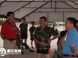 镇领导慰问海训官兵