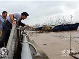 丁振俊到江浦社区检查沿江堤塘防台工作