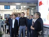 温州团市委副书记邱智强带队来我镇参观指导平安建设工作