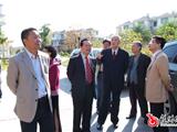 苍南人联谊大会部分嘉宾和领导来我镇参观考察