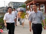江海滨来龙港调研新农村建设工作