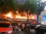 突发 | 龙港大道一处工地工棚发生起火