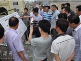 苍南县第八次党代会党代表培训班学员来龙港考察学习