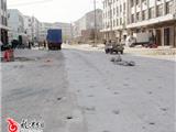 沿江路道路改建工程开始动工
