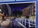 龙跃路步行街旱地水景音乐喷泉