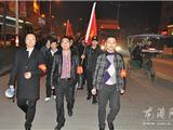 龙浦社区举行冬季治安大巡防启动仪式